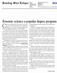 Forensic Science article